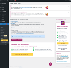 Page screenshot: Yoast SEO  &rarr; Tools