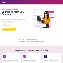 Page screenshot: Yoast SEO  &rarr; Upgrade 