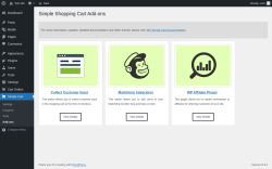 Page screenshot: Simple Cart → Add-ons