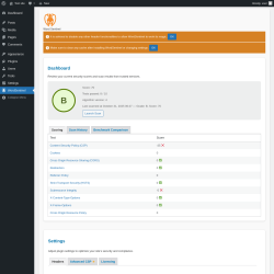 Page screenshot: WordSentinel