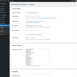 Page screenshot: Geo Blocker