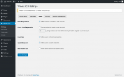 Page screenshot: Wovax IDX &rarr; Users