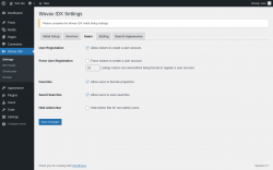 Page screenshot: Wovax IDX &rarr; Users