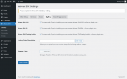 Page screenshot: Wovax IDX &rarr; Styling