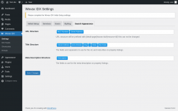 Page screenshot: Wovax IDX &rarr; Search Appearance