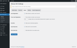 Page screenshot: Wovax IDX &rarr; Users