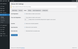 Page screenshot: Wovax IDX &rarr; Users