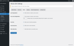 Page screenshot: Wovax IDX &rarr; Users