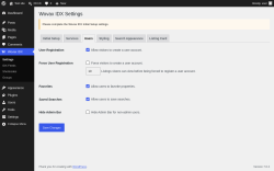 Page screenshot: Wovax IDX &rarr; Users