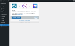Page screenshot: WowCarousel &lsaquo; Test site &mdash; WordPress