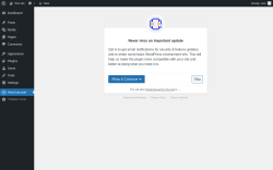 Page screenshot: WowCarousel &lsaquo; Test site &mdash; WordPress