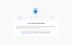Page screenshot: WP 2FA › Setup Wizard