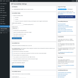 Page screenshot: WP Accessibility