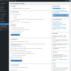 Page screenshot: WP Accessibility