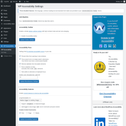Page screenshot: WP Accessibility