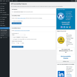 Page screenshot: WP Accessibility