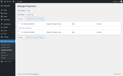 Page screenshot: Web:D Accounts &rarr; Manage Payments