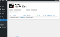 Page screenshot: WP Airbnb → Review List