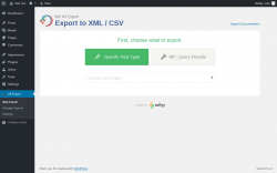 Page screenshot: All Export