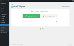 Page screenshot: All Export