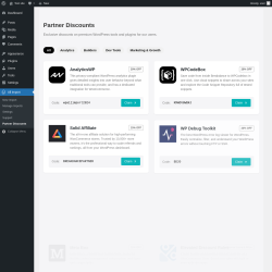 Page screenshot: All Import → Partner Discounts