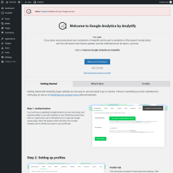 Page screenshot: Analytify → Add-ons