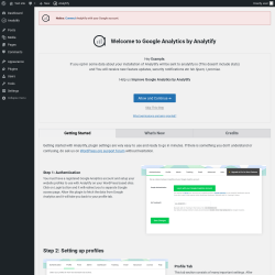 Page screenshot: Analytify → Add-ons