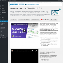 Page screenshot: Asset CleanUp &rarr;  Video Tutorials