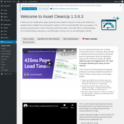 Page screenshot: Asset CleanUp &rarr;  Video Tutorials