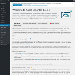Page screenshot: Asset CleanUp