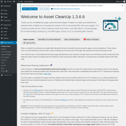 Page screenshot: Asset CleanUp