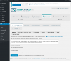 Page screenshot: Asset CleanUp &rarr; Bulk Changes