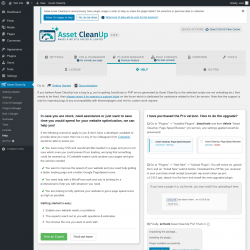 Page screenshot: Asset CleanUp &rarr; Help