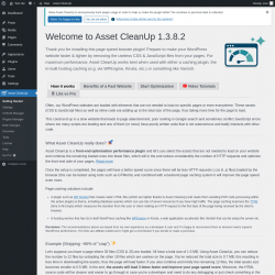 Page screenshot: Asset CleanUp