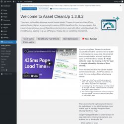 Page screenshot: Asset CleanUp &rarr;  Video Tutorials