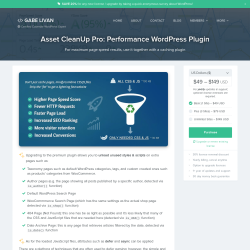 Page screenshot: Asset CleanUp &rarr; Go Pro 