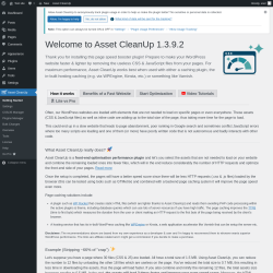 Page screenshot: Asset CleanUp