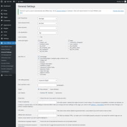 Page screenshot: Auto Affiliate Links &rarr; General Settings