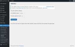 Page screenshot: Auto Affiliate Links &rarr; Statistics