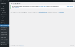 Page screenshot: Auto Affiliate Links &rarr; Generated Links
