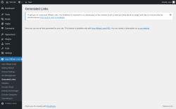 Page screenshot: Auto Affiliate Links &rarr; Generated Links