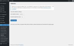 Page screenshot: Auto Affiliate Links &rarr; Statistics
