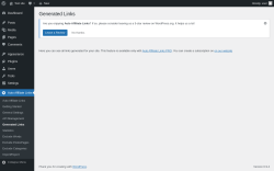 Page screenshot: Auto Affiliate Links &rarr; Generated Links