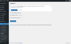 Page screenshot: Auto Affiliate Links &rarr; Statistics