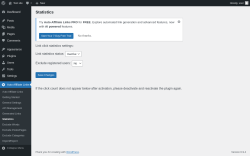 Page screenshot: Auto Affiliate Links &rarr; Statistics