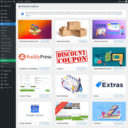 Page screenshot: WP BASE → Get More