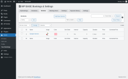 Page screenshot: Users → Your Bookings → Services