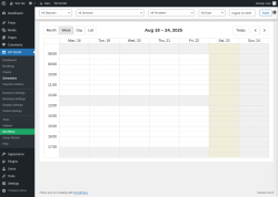 Page screenshot: WP BASE → Schedules