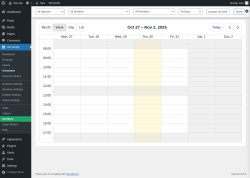 Page screenshot: WP BASE → Schedules