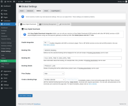 Page screenshot: WP BASE → Global Settings → Addons